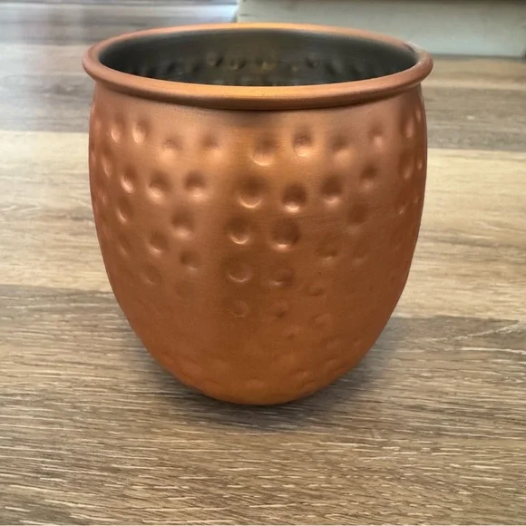Moscow Mule Copper Plated Stainless Steel Hammered Mug Cup - Picture 2 of 6